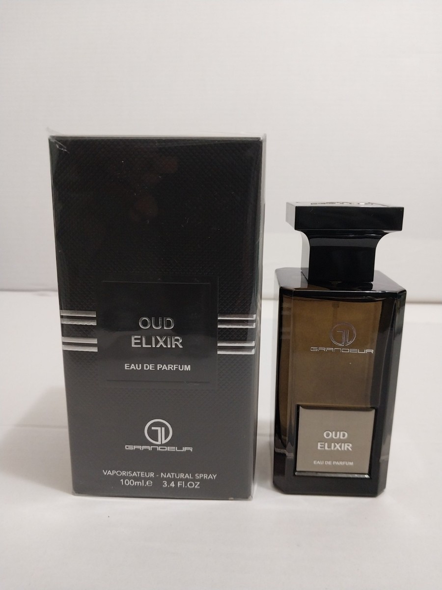 Oud Elixir By Grandeur Eau De Parfum Natural Spray 3.4 fl.oz 100ml