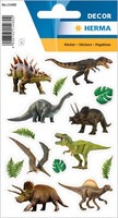 "Herma Sticker Decor \"Dinosaurier\" Aus Papier 3 Blatt à 14 Sticker"