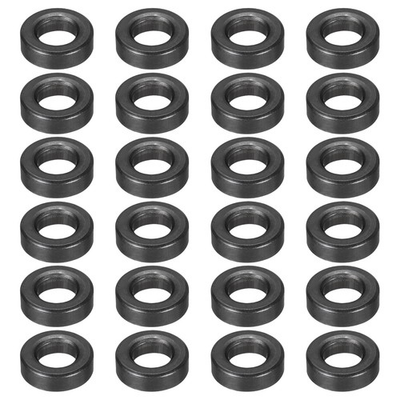 #ad 24 Pcs Carbon Steel Flat Washer Fits M8 x 16mm x 5mm Black Washer Fits $16.74