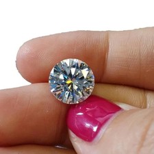 CERTIFIED 4.10 Ct Natural Diamond D Grade ROUND LOOSE VVS1/10.5 mm