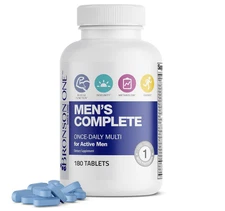 Bronson ONE Daily Men’s Complete Multivitamin Multimineral Once - 180 Tablets