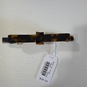 NEW J. Crew Tortoise Shell Hair Bow Barrette  NEW MRSP $39.5