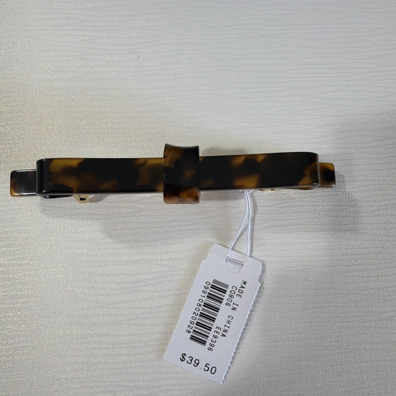 NEW J. Crew Tortoise Shell Hair Bow Barrette  NEW MRSP $39.5