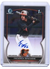 2023 Frederick Bencosme Bowman Chrome 1st Bowman Auto RC #CPA-FB (H1166)