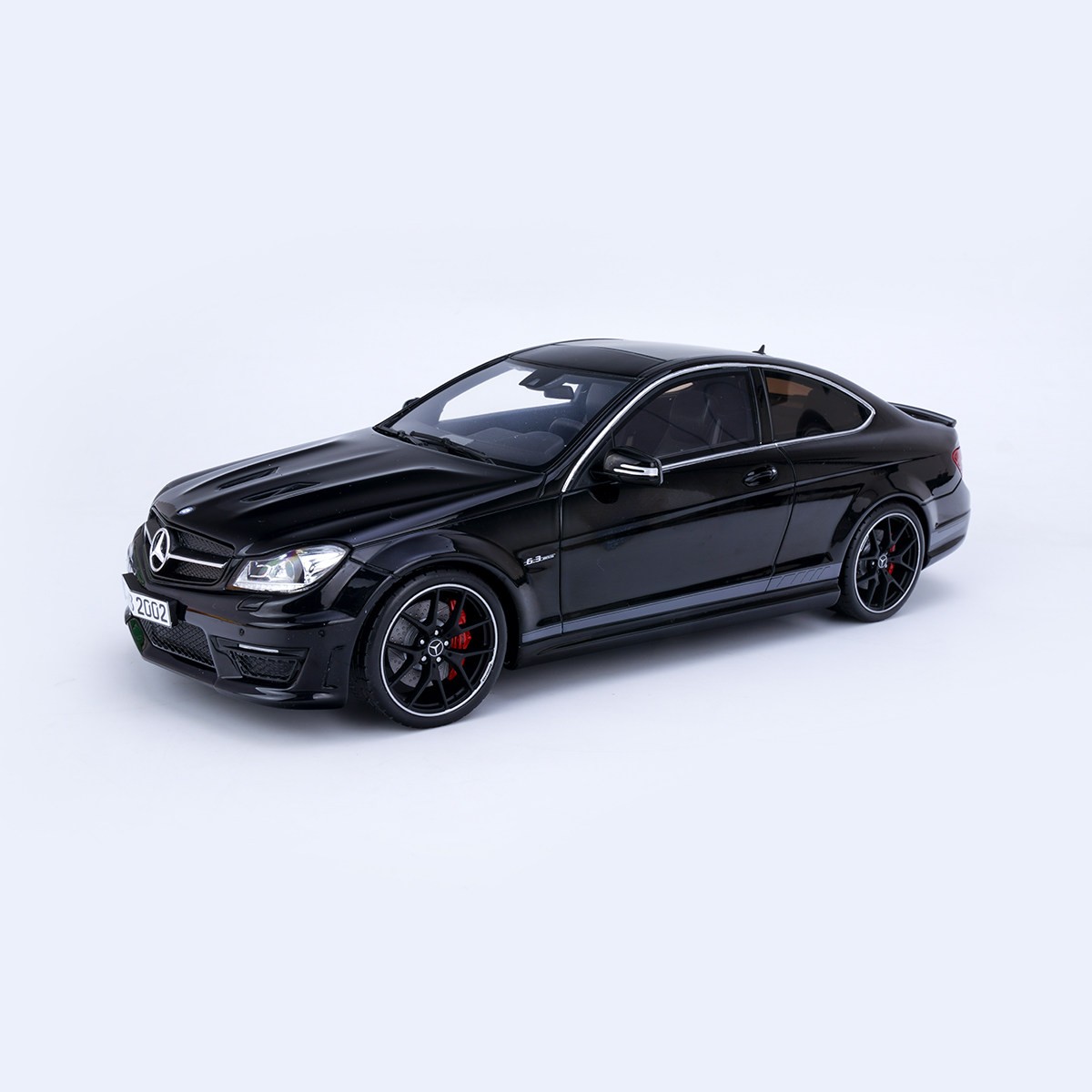 Mercedes Benz GT Spirit c63 AMG ミニカー GT Spirit 1:18 Mercedes Benz C63 AMG Black Resin Limited Car Model