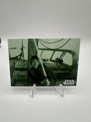 2020 Star Wars Return of the Jedi Black & White Green Hue Shift #42 /99