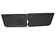 Jeep Cj Cj7 Cj8 81-86 Driver Passenger Full Hard Door Panel Pair Black Free Ship