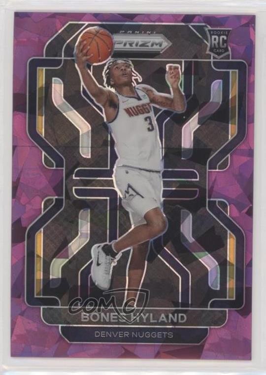 2021-22 Panini Prizm Purple Ice Prizm 38/149 Bones Hyland #302 0nr3