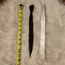 Black Human Hair, Straight Texture, Classic Bonded, 12 in
