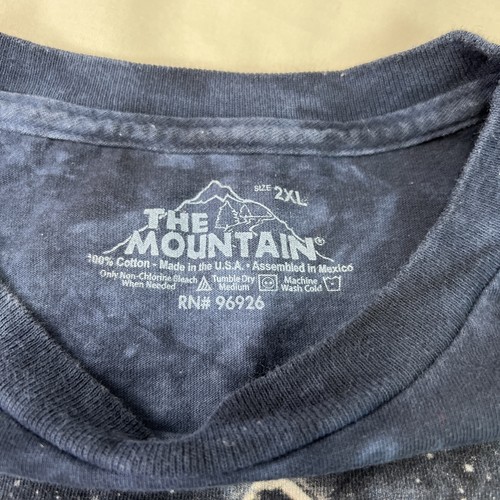 The Mountain Shirt Mens 2XL XXL Wolf Wolves Tie Dye Long Sleeve Retro Outdoor - Picture 4 of 10