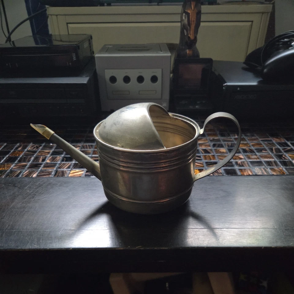 🔥 Cuentagotas de vermut regadera de plata de ley vintage ¡Precioso estado! Foto 3 de 4