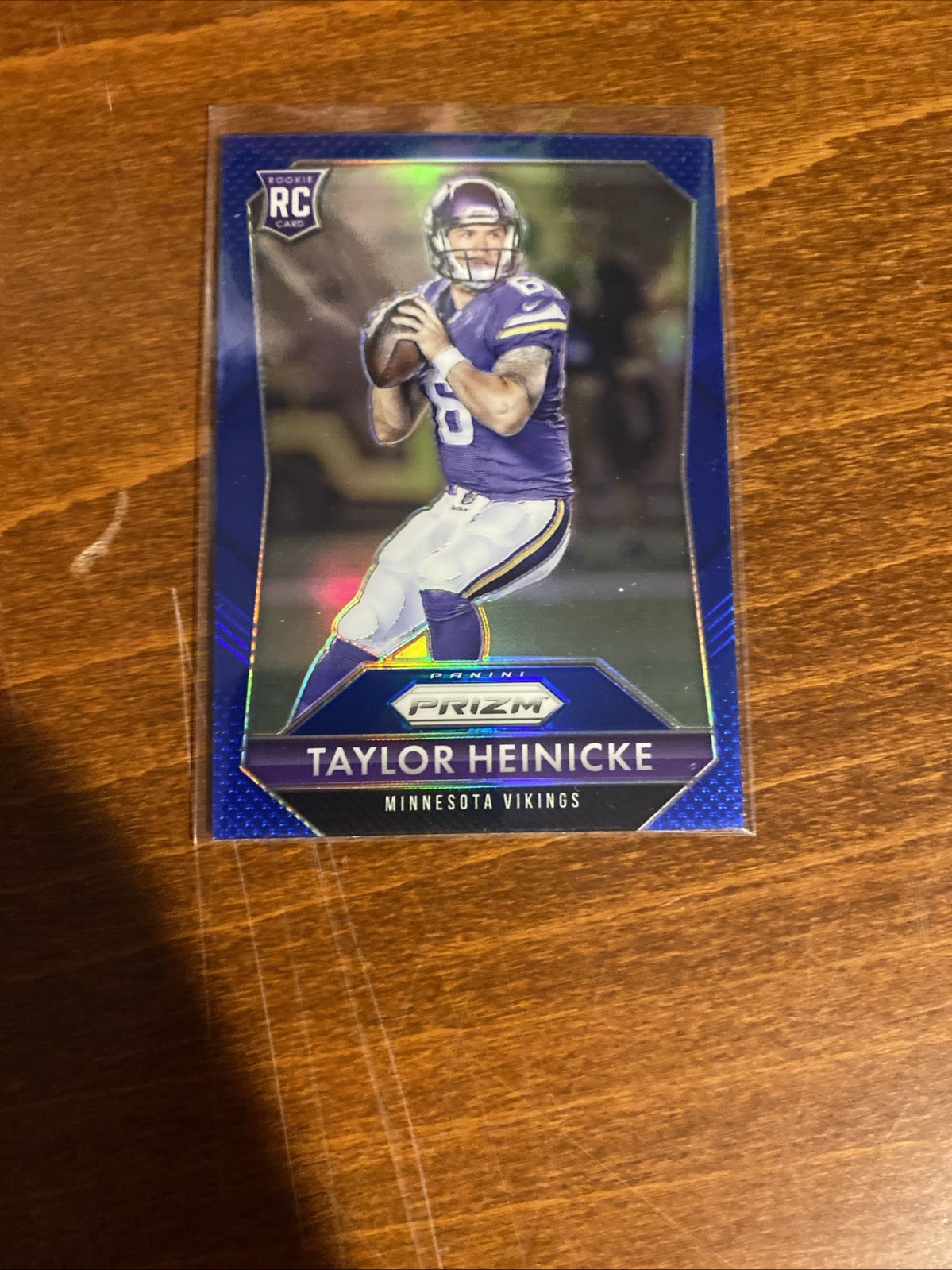 2015 Panini Prizm Football Taylor Heinicke Rookie Blue Prizm #288