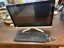 HP 24-g014 All In One 24" Windows 11 Touch Computer i3-6100U 2.3 Ghz 8GB 1TB HDD