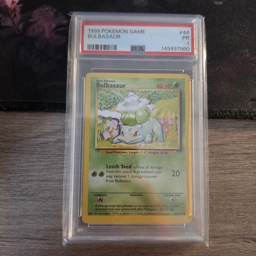 Bulbasaur graded PSA 1 for sale on eBay