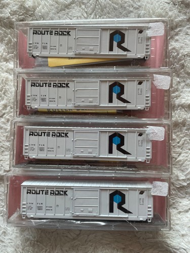 Roundhouse 8151 Spur N  4 x  Box Car  Bausätze  NEU + OVP | Zustand: Neu