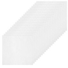 20 Pcs 10 x 10 Inch Cotton Fabric Bundle Squares Pre-Cut White Cotton Fabric ...