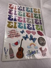 Taylor Swift Eras Temporary Tattoos-4 Sheets-Total 130 Tattoos NEW