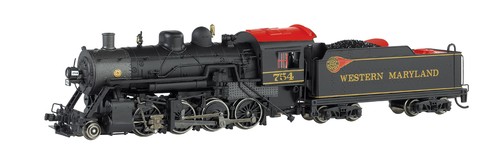 Locomotora de vapor Bachmann 84552 N Western Maryland Baldwin 2-8-0 #754 con DCC LN | Condition: Used