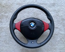 BMW E36 M3 Z3M M-Tech Imola Red Steering Wheel