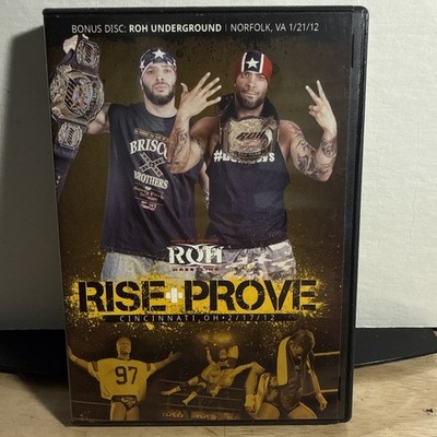 ROH Rise & Prove 2012 DVD Ring Of Honor Underground