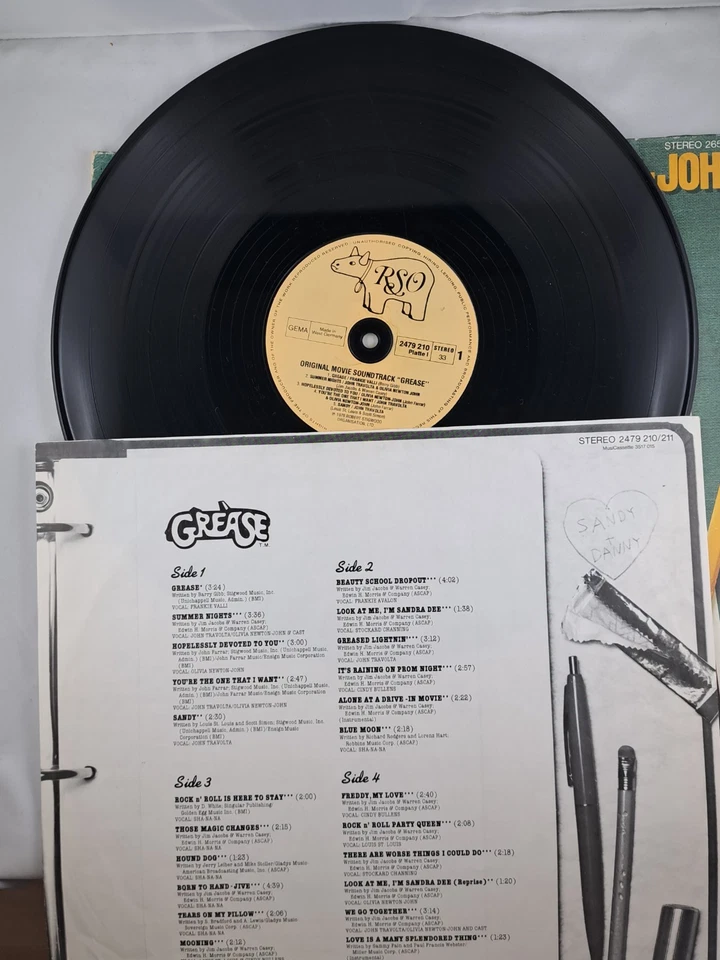 Vinyl Grease Doppel LP Schallplatte - Bild 4 von 4