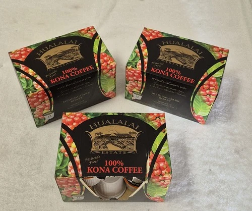 Hawaii Coffee  K-Cups HUALALAI ESTATE 100% KONA COFFEE Hawaii