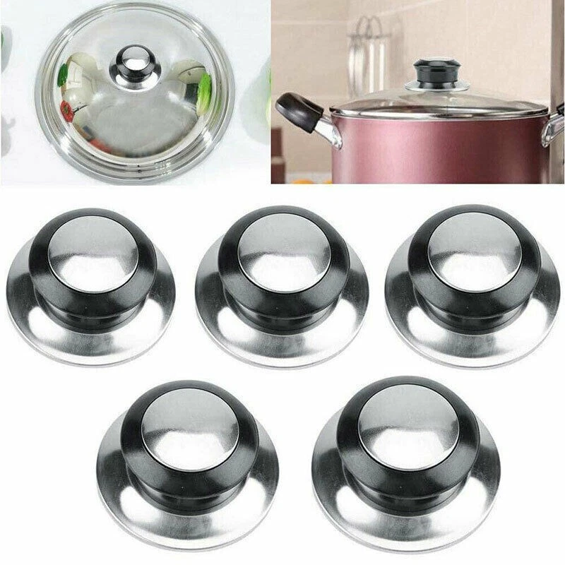 1/5Pcs Pan Lid Hand Grip Knob Handle Kitchen Cookware Pot Saucepan Replacement - Image 3 of 4