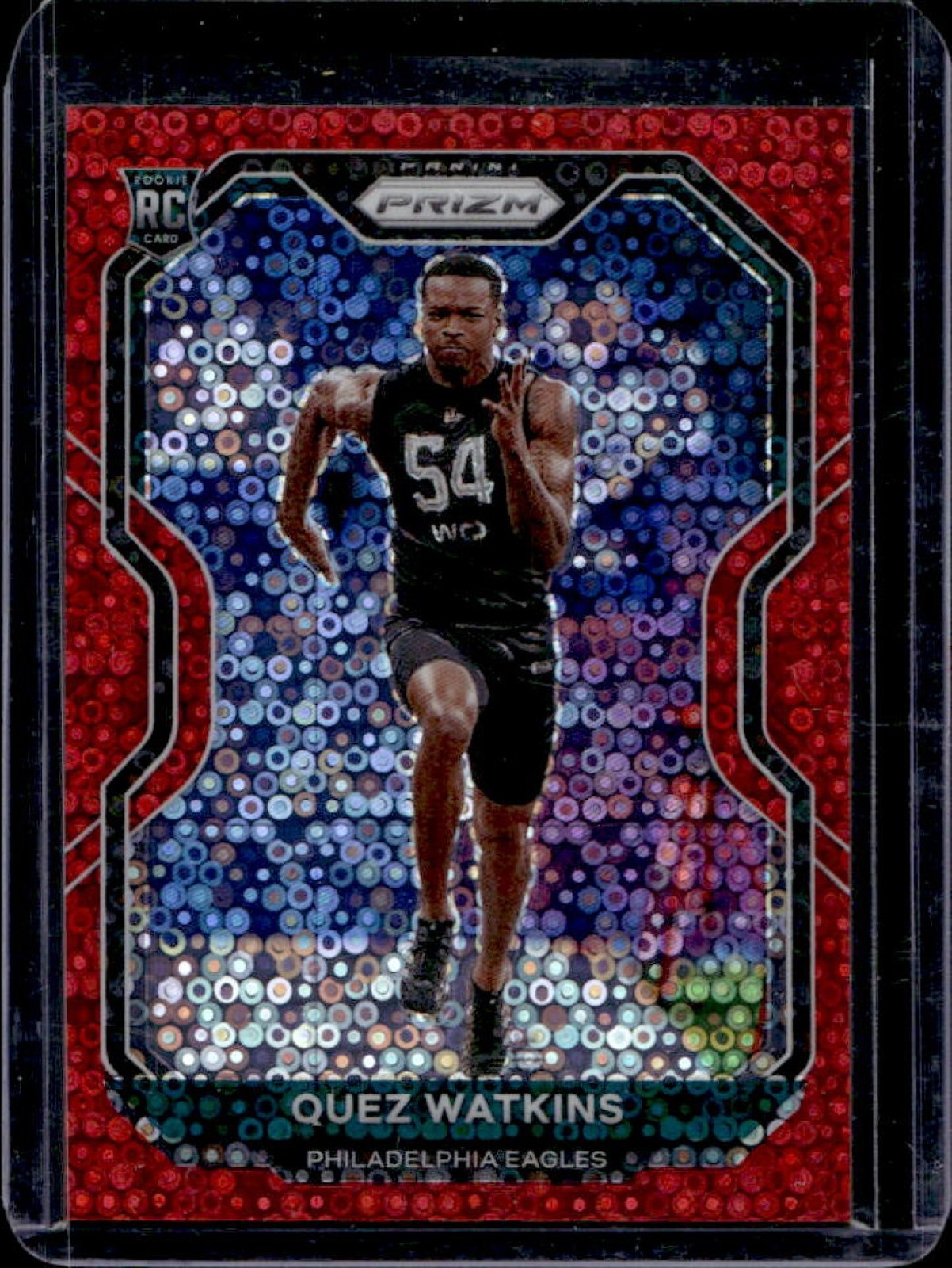 Quez Watkins Panini Prizm #344 No Huddle Red