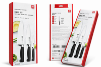 Zwilling Vier Sterne Messerset 3-Tlg. Kochmesser Fleischmesser 4009839014451