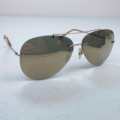 Seafolly REDONDO Gold FRAME ONLY Rimless Aviator Ultra Light