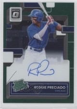 2022 Donruss Optic Green Stars Prizm 17/25 Reginald Preciado Reggie Auto 0nr3