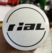 Rial Center Cap Wheel Hub Cover Silver With Black Writing N37