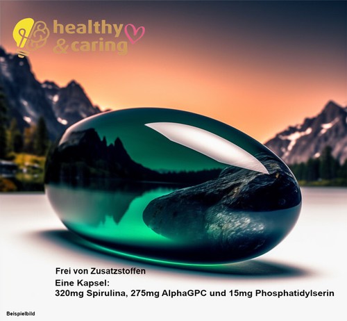 Alpha - GPC -Spirulina -Fosfatydyloseryna -147 kapsułek x610mg - Bez wypełniaczy - Zdjęcie 5 z 10
