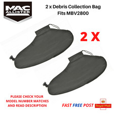 MacAllister MBV2800 Debris Collection Bag Garden Vac Leaf Blower FAST POST x2