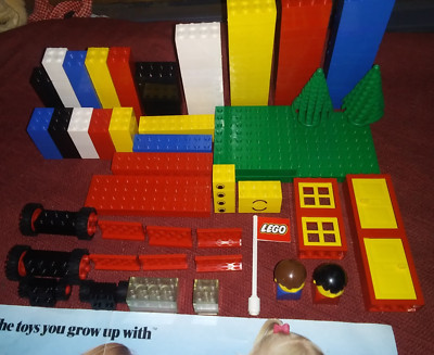 1981 LEGO UNIVERSAL BUILDING SET 355 - COMPLETE WITH AD! RARE! 181 UNIQUE PIECES