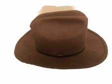 Vintage Sheplers Cowboy Hat Men’s Large Made in USA 100% Wool Brown