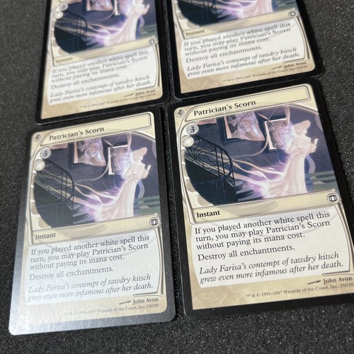 Patrician's Scorn Magic The Gathering Mtg Future Sight Card 4 - Picture 2 of 4