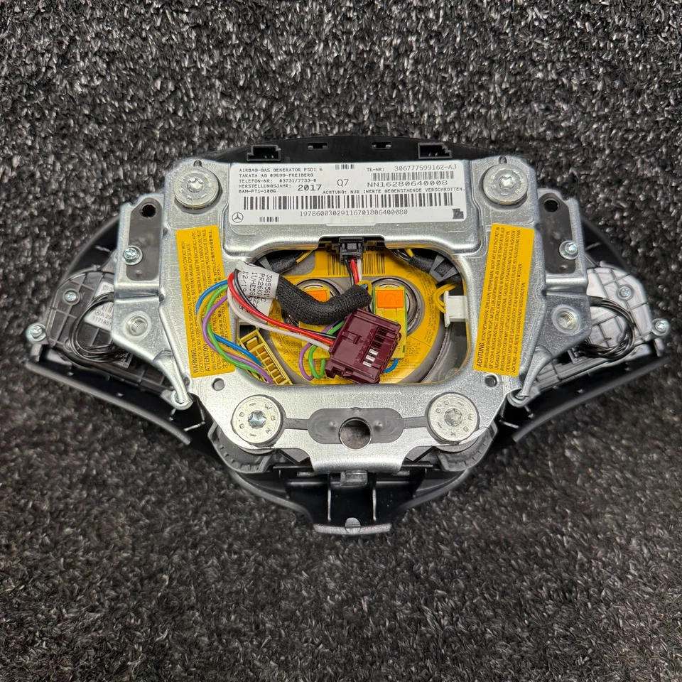 Mercedes SLS Class Steering Wheel Air Bag Airbag Black A1978600302 9116 Foto 2 de 4