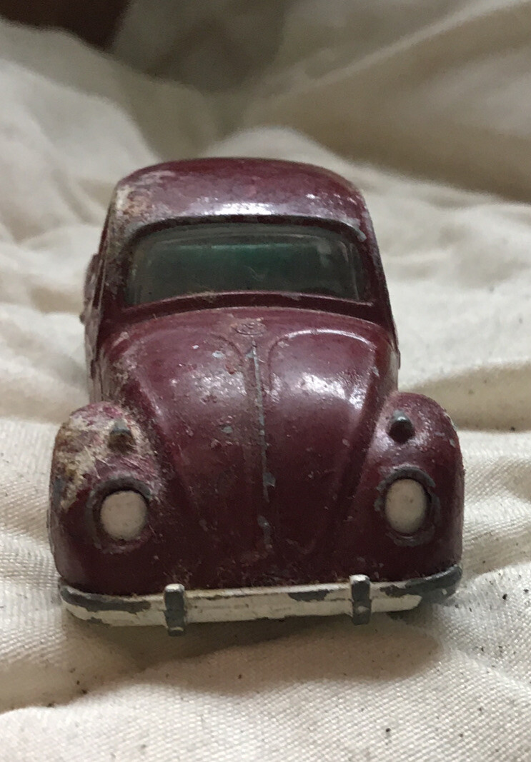 Playart Volkswagen VW Beetle Bug made in Hong Kong vintage rare Dark