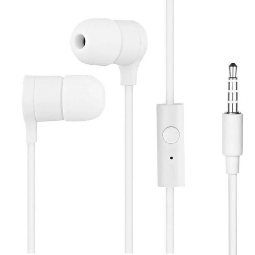 ORIGINALE GOOGLE PIXEL CUFFIE AURICOLARI JACK 3.5mm AUX BIANCO MICROFONO FILO - Imagen 2 de 4