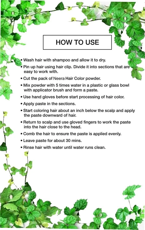 Prem Dulhan Henna Based Hair Color 10g Each Sachet No Ammonia (Pack of 10) - Image 3 of 3