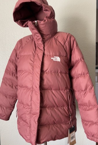 NUEVO CON ETIQUETAS ~ THE NORTH FACE Chaqueta tampón con capucha de plumón Jengibre silvestre Talla L ~ $280 - Imagen 5 de 18