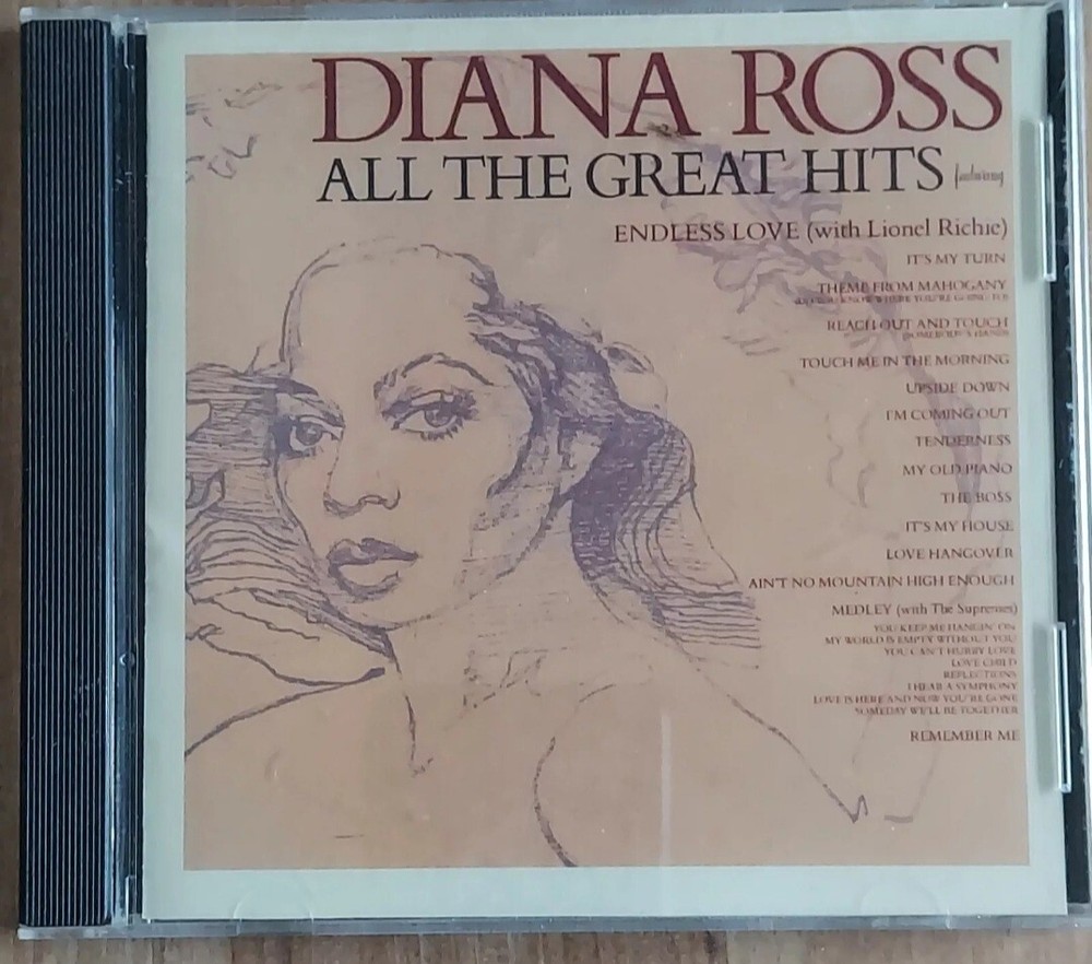 DIANA ROSS “ALL THE GREAT HITS ” CD - GREATEST HITS COLLECTION (1981) MOTOWN