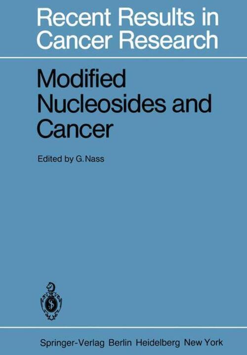 G. Nass | Modified Nucleosides And Cancer | Taschenbuch | Englisch