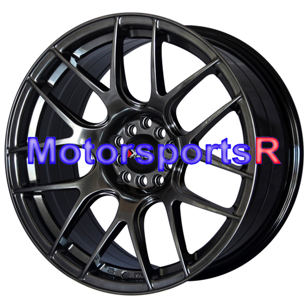 XXR 530 Chromium Black 17 Wheels Rims Concave 5x100 04 16 BRZ