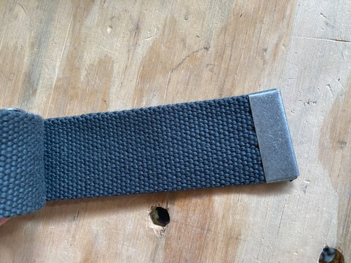 Affliction Belt - Canvas - Dark Grey - 45" Long - Bottle Opener Buckle - Picture 4 of 4