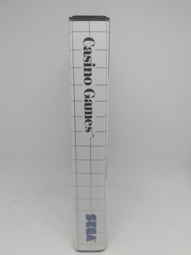 SEGA CASINO GAMES Sega Master System Original Case & Manual CIB Complete in Box - Picture 3 of 6