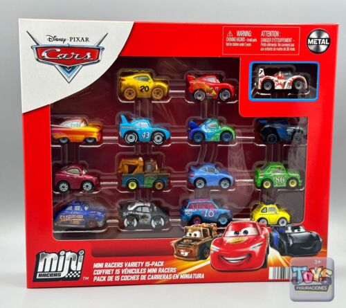 Pack de 15 voitures Disney Pixar mini coureurs variété SHU TODOROKI métal exclusif - Photo 1 sur 5