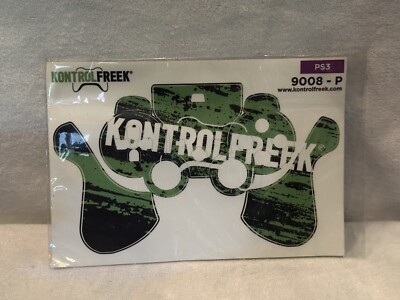 Kontrol Freek Shield Grunge PS3 Play Station 3 Controller Skin New
