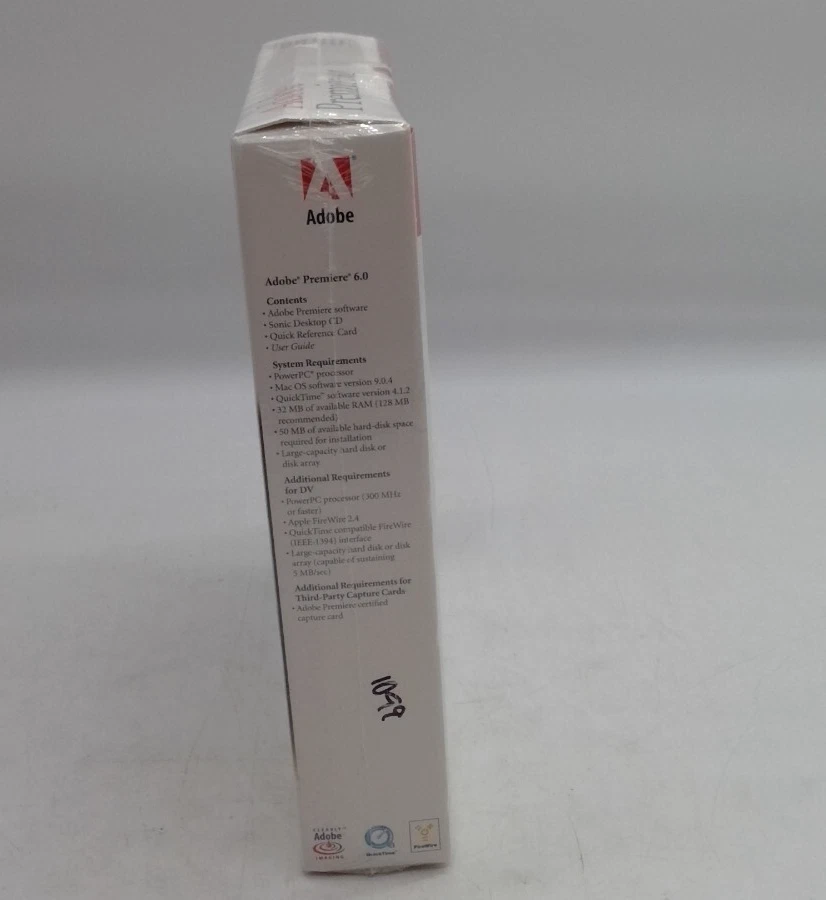 Adobe Premiere 6.0 CD-ROM Big Box Education Version For Windows Mac - NEW SEALED - Image 2 of 4